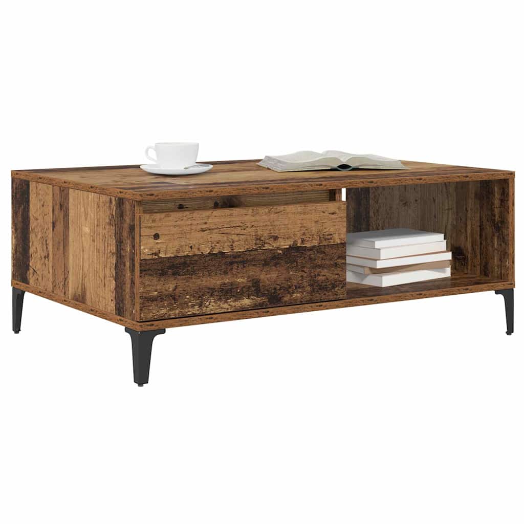 Couchtisch Altholz 90 x 60 x 35 cm Holzwerkstoff