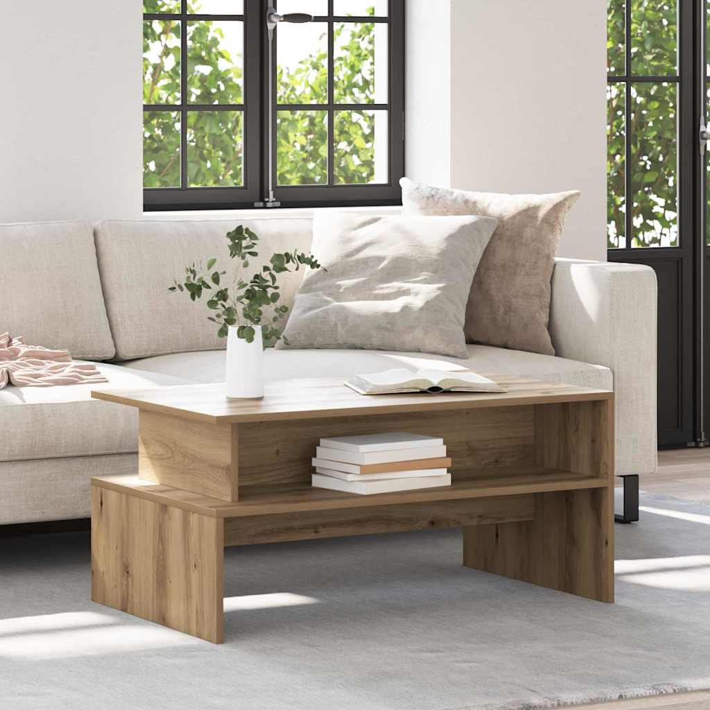 Couchtisch Artisan-Eiche 90 x 55 x 42,5 cm Holzwerkstoff