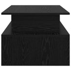 Couchtisch Schwarz Eichen-Optik 90 x 55 x 42,5 cm Holzwerkstoff