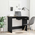 Schreibtisch mit Speicher Schwarz Eichen-Optik 100 x 50 x 76 cm