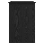 Schreibtisch mit Speicher Schwarz Eichen-Optik 100 x 50 x 76 cm