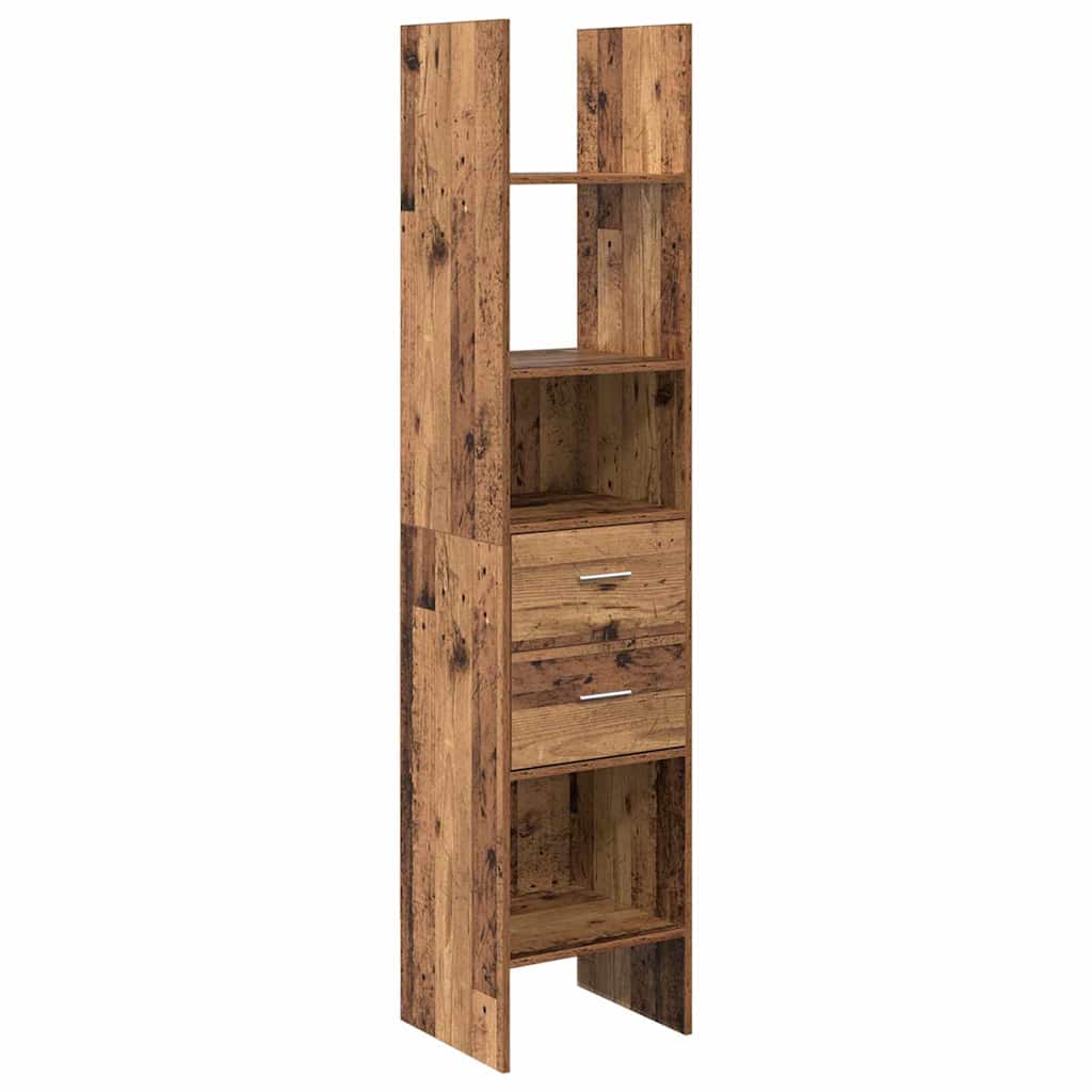 Bücherregal Altholz 40 x 35 x 180 cm Holzwerkstoff