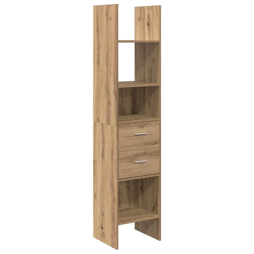 Bücherregal Artisan-Eiche 40 x 35 x 180 cm Holzwerkstoff