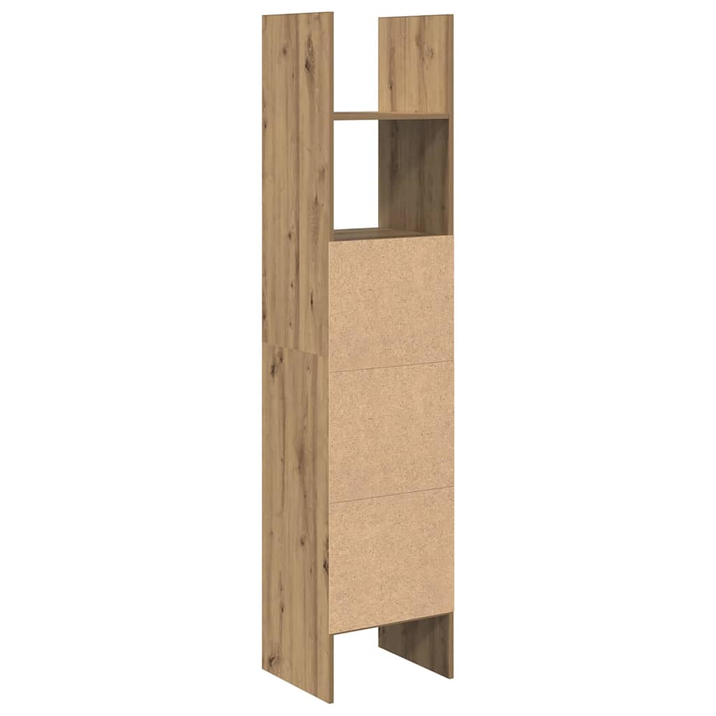 Bücherregal Artisan-Eiche 40 x 35 x 180 cm Holzwerkstoff