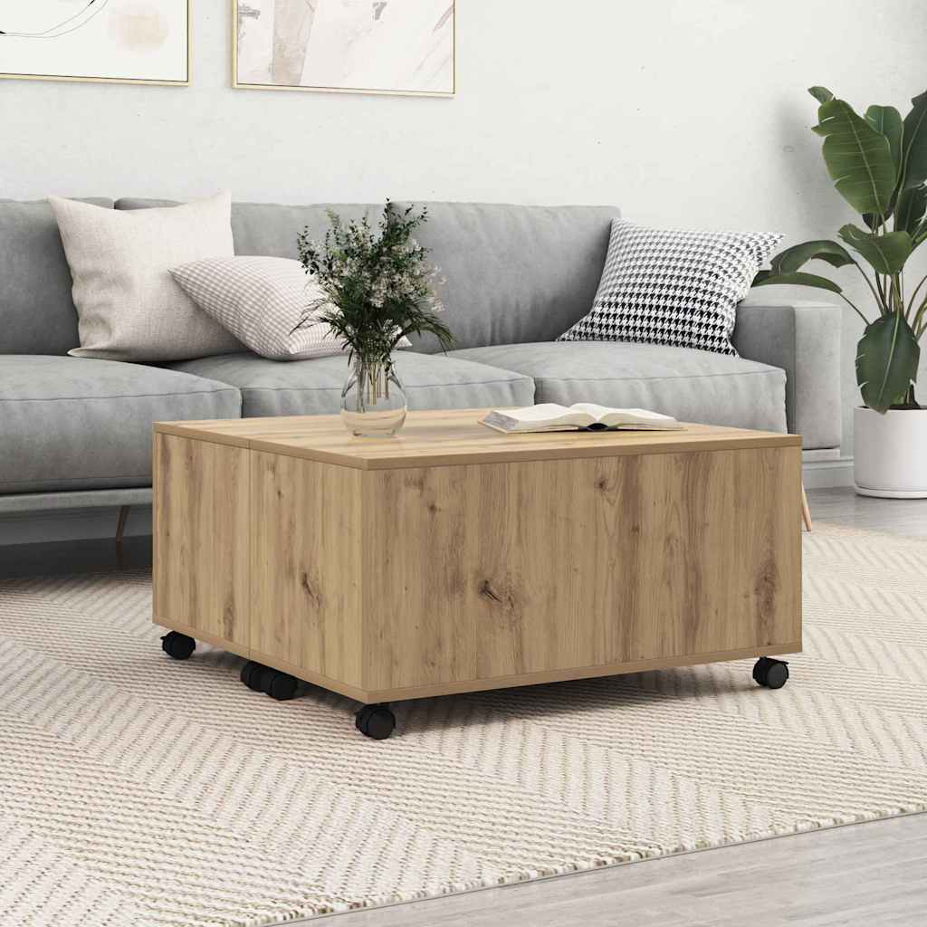 Couchtisch Artisan-Eiche 75 x 75 x 38 cm Holzwerkstoff