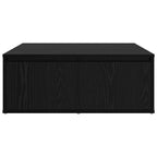 Couchtisch Schwarz Eichen-Optik 80 x 80 x 31 cm Holzwerkstoff
