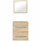 Badezimmermöbel-Set mit Schubladen Braun 41 x 38,5 x 48 cm