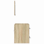 Badezimmermöbel-Set mit Schubladen Braun 41 x 38,5 x 48 cm