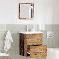 Badezimmermöbel-Set mit Schubladen Braun 41 x 38,5 x 48 cm