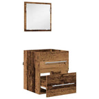 Badezimmermöbel-Set mit Schubladen Braun 41 x 38,5 x 48 cm