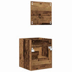 Badezimmermöbel-Set mit Schubladen Braun 41 x 38,5 x 48 cm