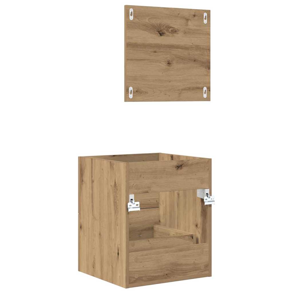 Badezimmermöbel-Set mit Schubladen Braun 41 x 38,5 x 48 cm
