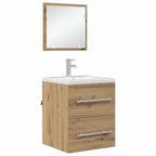 Badezimmermöbel-Set mit Schubladen Braun 41 x 38,5 x 48 cm