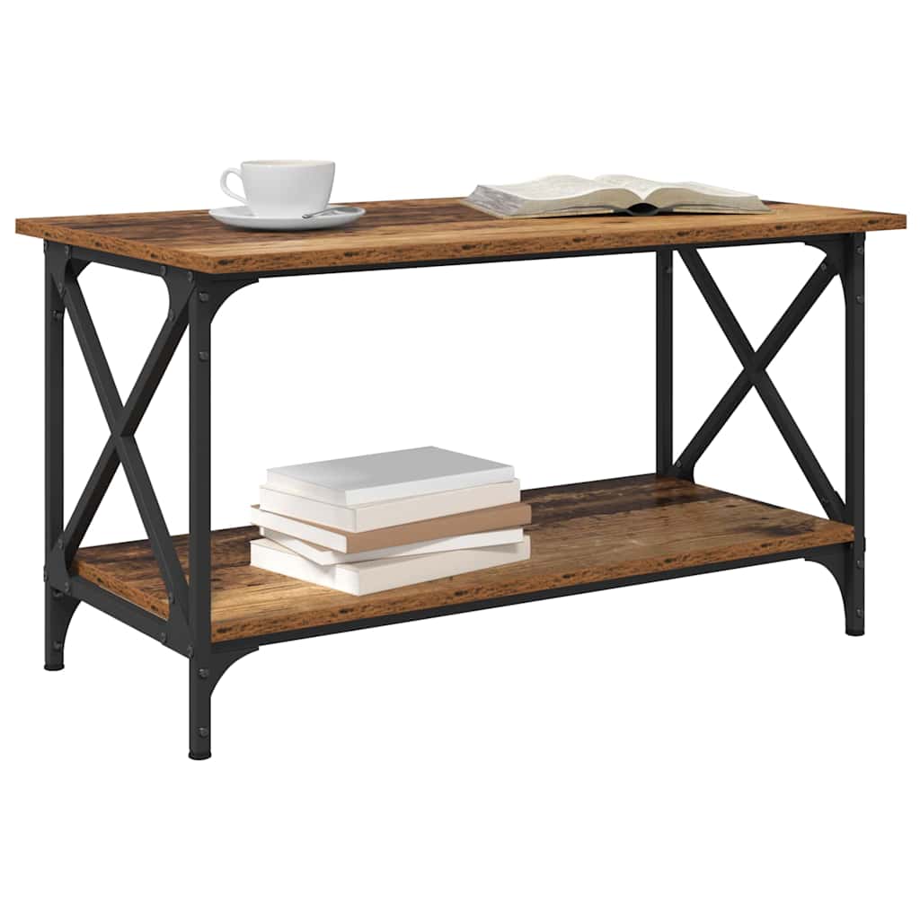 Couchtisch Altholz 80 x 45 x 45.5 cm Holzwerkstoff