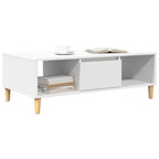 Couchtisch Weiß 102 x 55 x 35 cm Holzwerkstoff