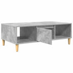 Couchtisch Beton Grau 102 x 55 x 35 cm Holzwerkstoff