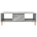 Couchtisch Beton Grau 102 x 55 x 35 cm Holzwerkstoff