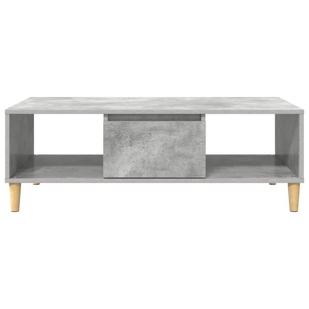 Couchtisch Beton Grau 102 x 55 x 35 cm Holzwerkstoff