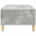 Couchtisch Beton Grau 102 x 55 x 35 cm Holzwerkstoff