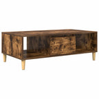 Couchtisch Geräucherte Eiche 102 x 55 x 35 cm Holzwerkstoff
