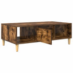 Couchtisch Geräucherte Eiche 102 x 55 x 35 cm Holzwerkstoff