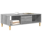 Couchtisch Graues Sonoma 102 x 55 x 35 cm Holzwerkstoff