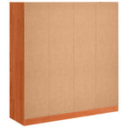 Bücherregal Wachsbraun 104 x 33 x 110 cm Massives Kiefernholz