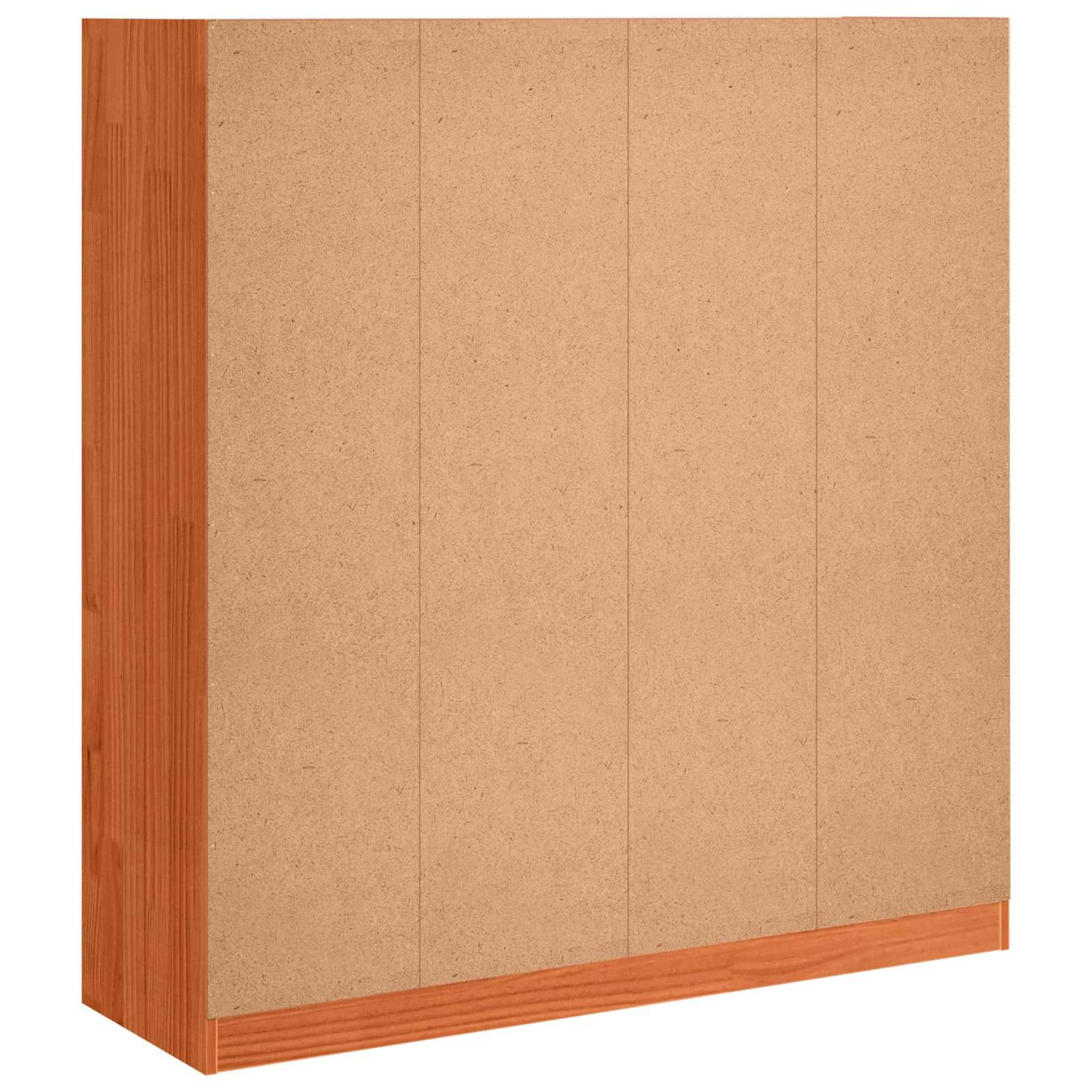 Bücherregal Wachsbraun 104 x 33 x 110 cm Massives Kiefernholz