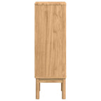 Badezimmerschrank mit Regal FLORO Wachsbraun 35 x 30 x 90 cm