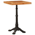 Bistrotisch Braun 50 x 50 x 76 cm Massivholz Akazie