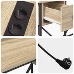 Schreibtisch Sonoma-Eiche 120 x 79 x 86,5 cm Holzwerkstoff