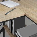 Schreibtisch Sonoma-Eiche 120 x 79 x 86,5 cm Holzwerkstoff