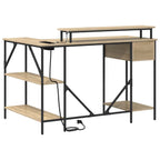 Schreibtisch Sonoma-Eiche 120 x 79 x 86,5 cm Holzwerkstoff