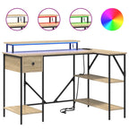 Schreibtisch Sonoma-Eiche 120 x 79 x 86,5 cm Holzwerkstoff