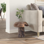 Hocker Natur 35 x 35 x 35 cm Massivholz Teak
