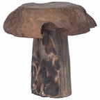 Hocker Natur 35 x 35 x 35 cm Massivholz Teak