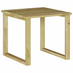 Tisch Natur 40 x 40 x 36 cm Imprägniertes Kiefernholz