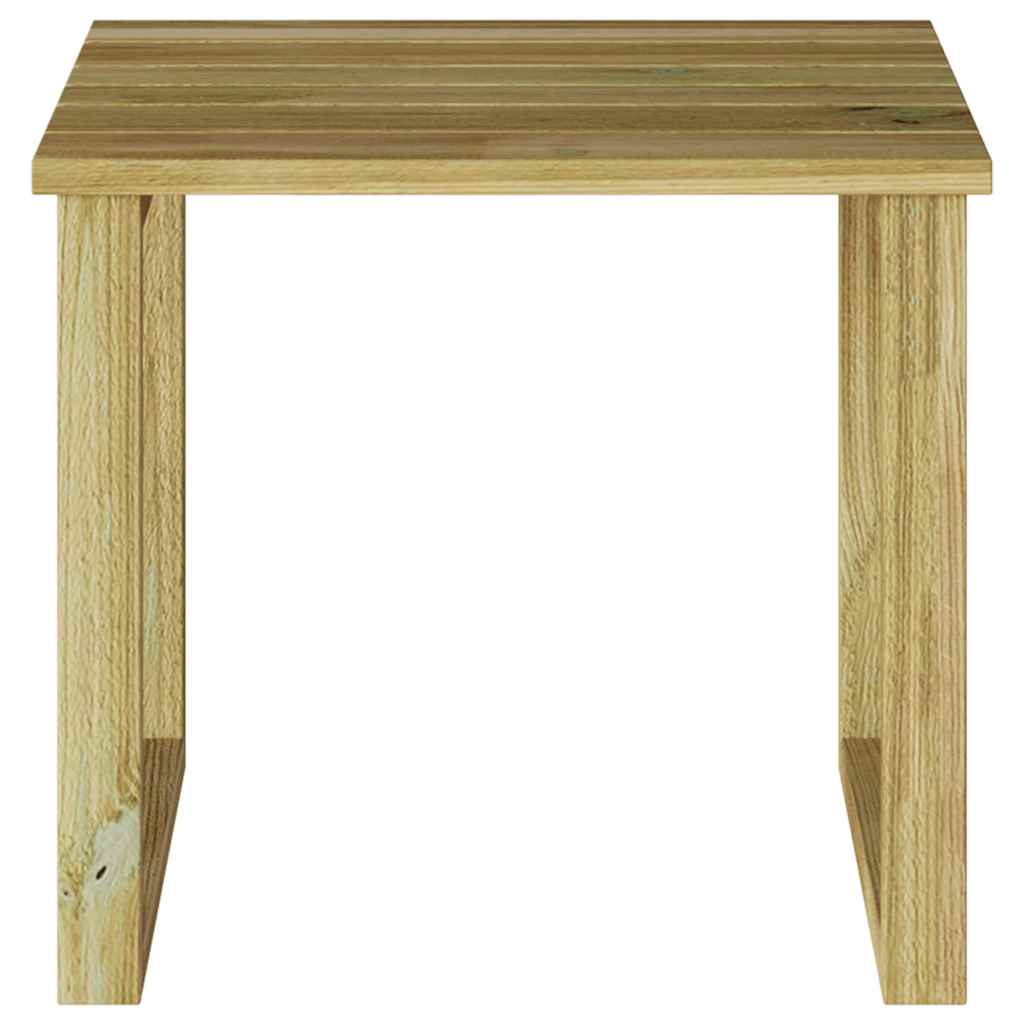 Tisch Natur 40 x 40 x 36 cm Imprägniertes Kiefernholz