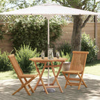 Garten Essgruppe 3 pcs Braun Massivholz Akazie