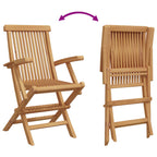 Garten Essgruppe 3 pcs Braun Massivholz Akazie