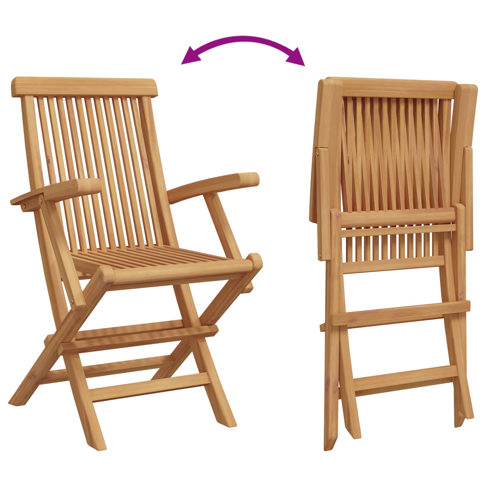 Garten Essgruppe 3 pcs Braun Massivholz Akazie