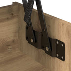 Couchtisch Artisan-Eiche 80 x 50,5 x 41,5 cm Holzwerkstoff