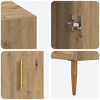 Schreibtisch Artisan-Eiche 140 x 50 x 75 cm Holzwerkstoff