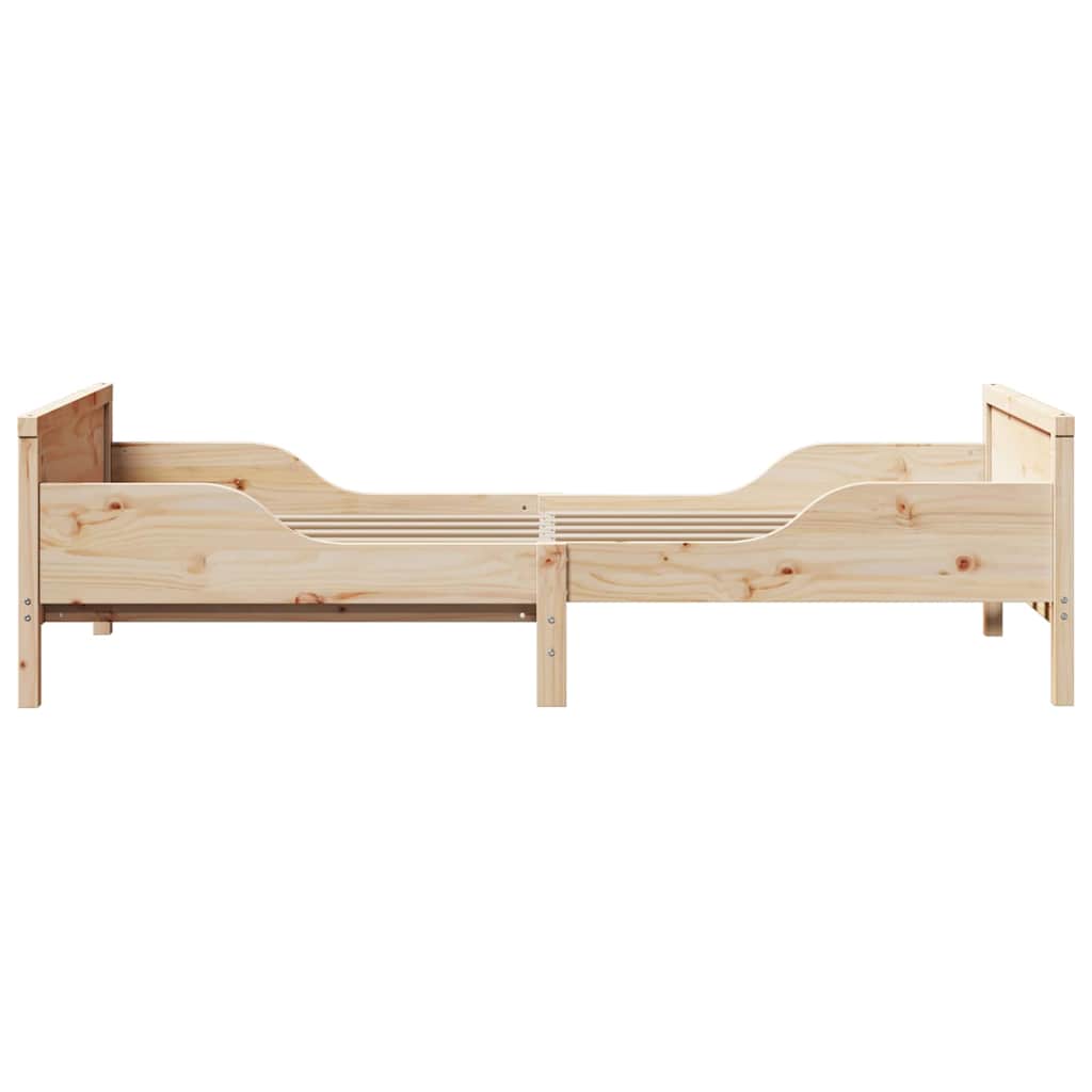 Bettrahmen mit Kopfteil Braun 80 x 200 cm Holzwerkstoff