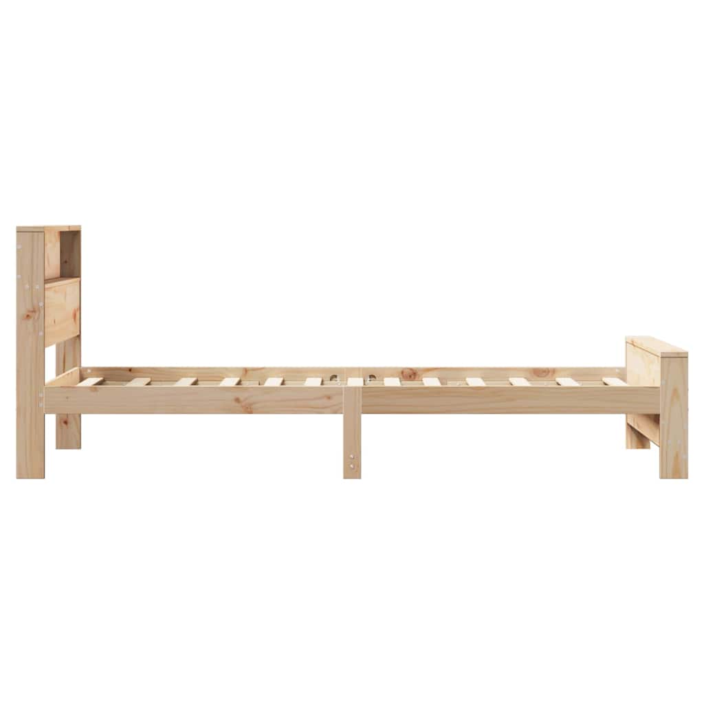 Bettrahmen mit Kopfteil Braun 100 x 200 cm Holzwerkstoff