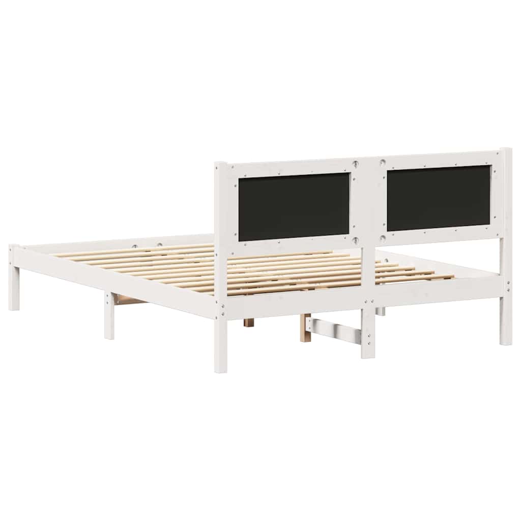 Bettgestell mit gepolstertem Kopfteil Hellgrau 140 x 200 cm