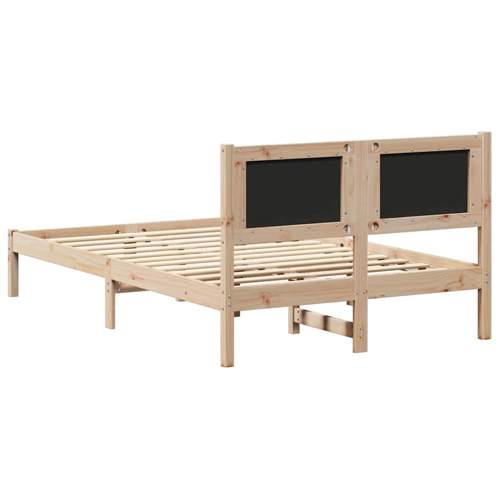 Bettgestell mit gepolstertem Kopfteil Hellgrau 120 x 200 cm