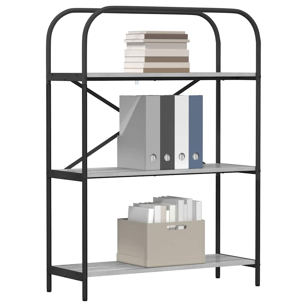 Bücherregal Graues Sonoma 80 x 30 x 109 cm Holzwerkstoff