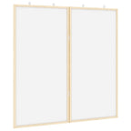 Info-Tafel Weiß 80 x 80 x 1,4 cm Massivholz Kiefer
