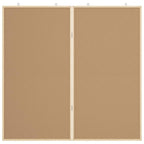 Info-Tafel Weiß 100 x 100 x 1,4 cm Massivholz Kiefer